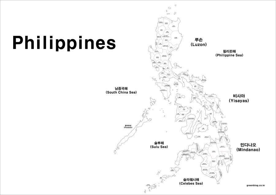 필리핀 지도