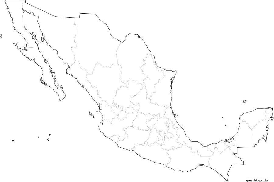 멕시코 지도