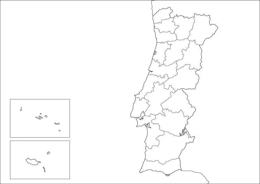 포르투갈 지도