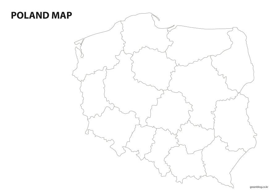 폴란드 지도