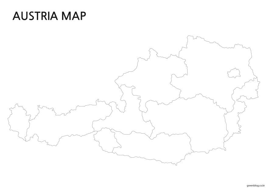 오스트리아 지도
