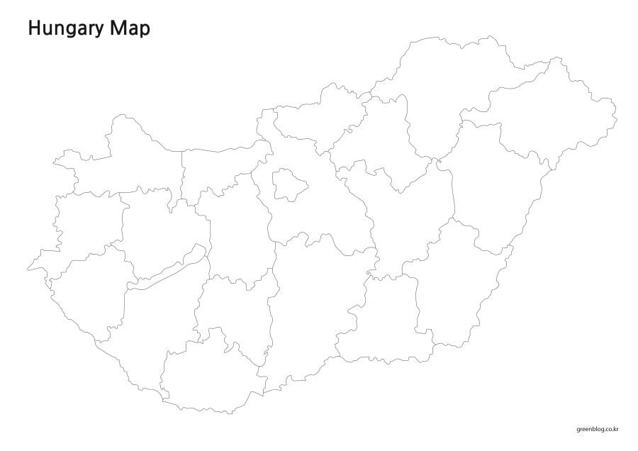 헝가리 지도