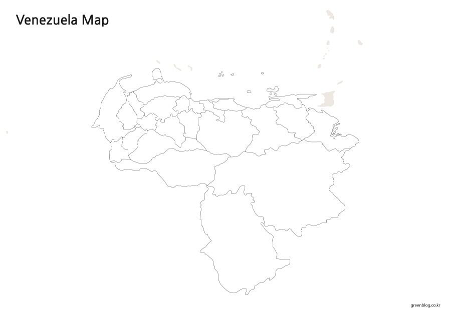 베네수엘라 지도