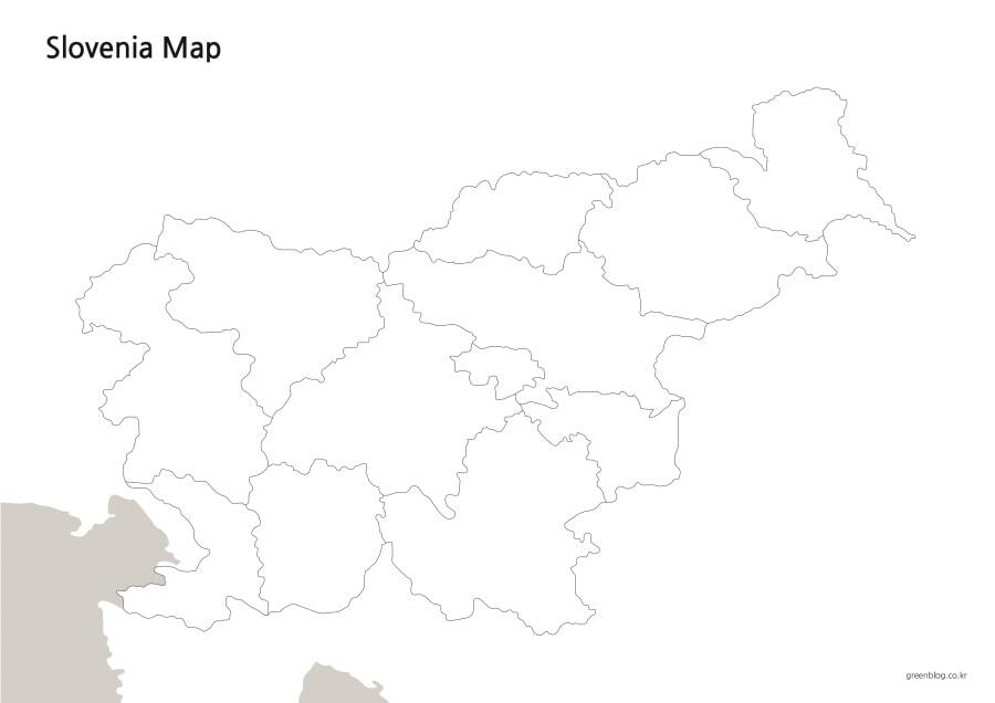 슬로베니아 지도