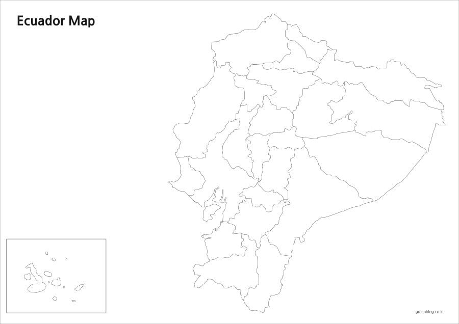 에콰도르 지도
