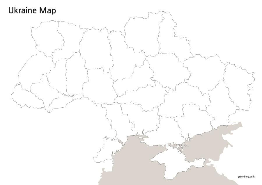 우크라이나 지도