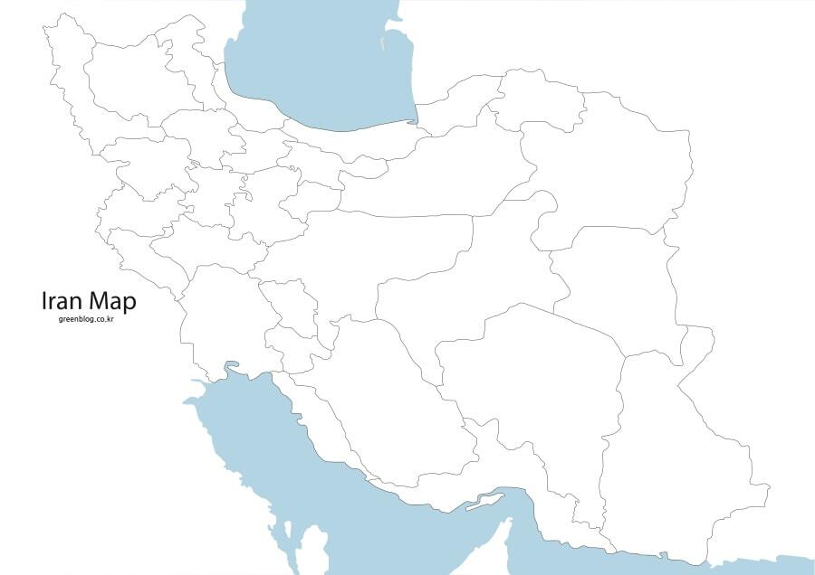 이란 지도