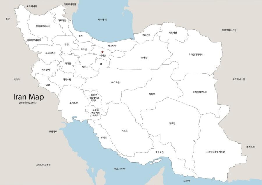 이란 지도