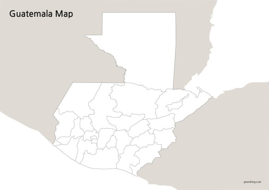 과테말라 지도