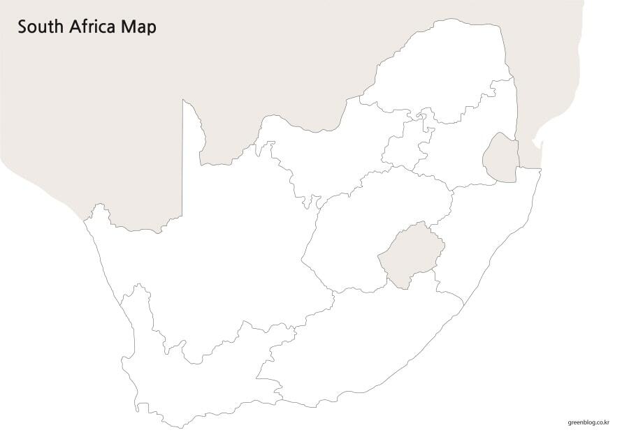 남아프리카 공화국 지도