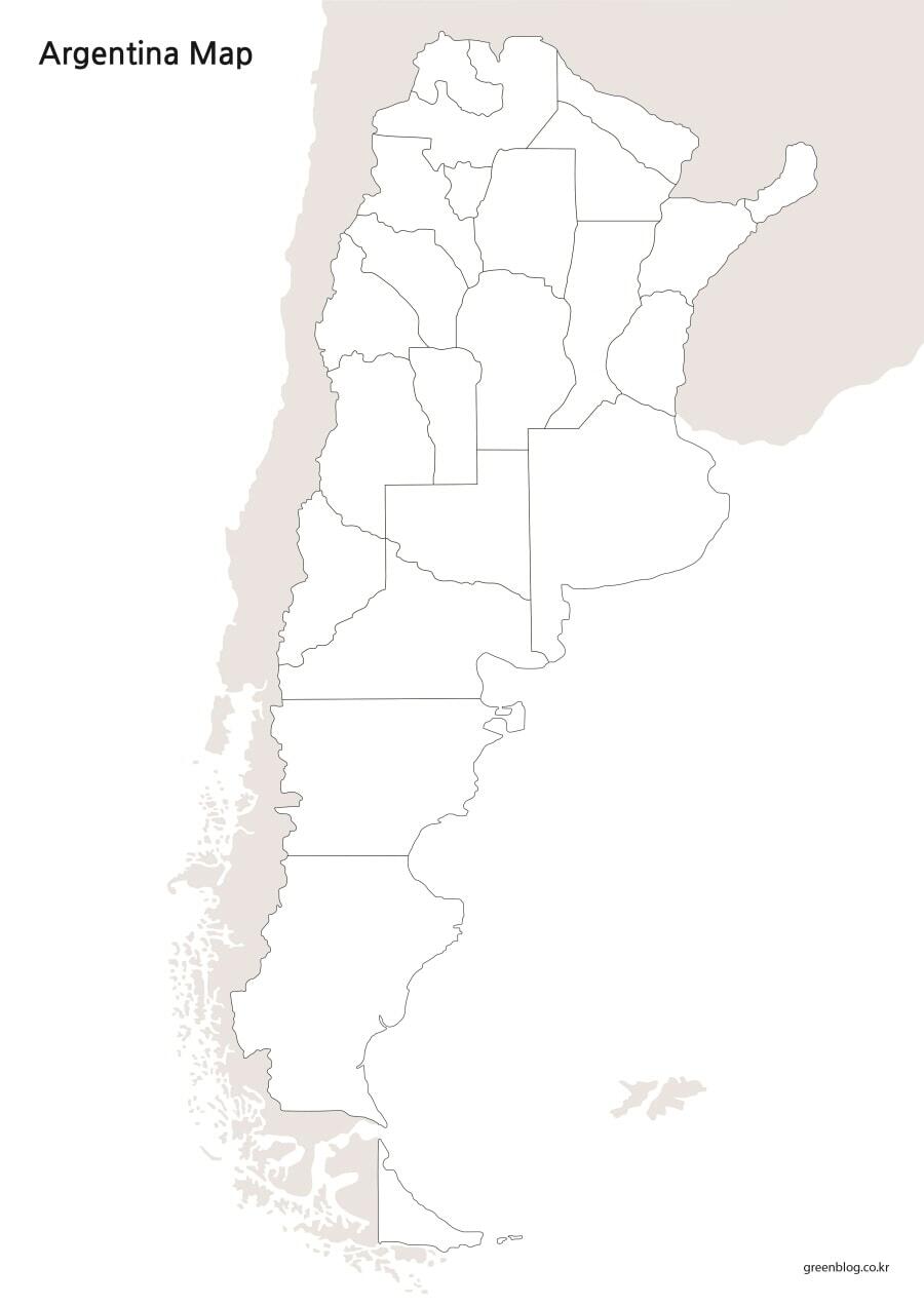 아르헨티나 지도
