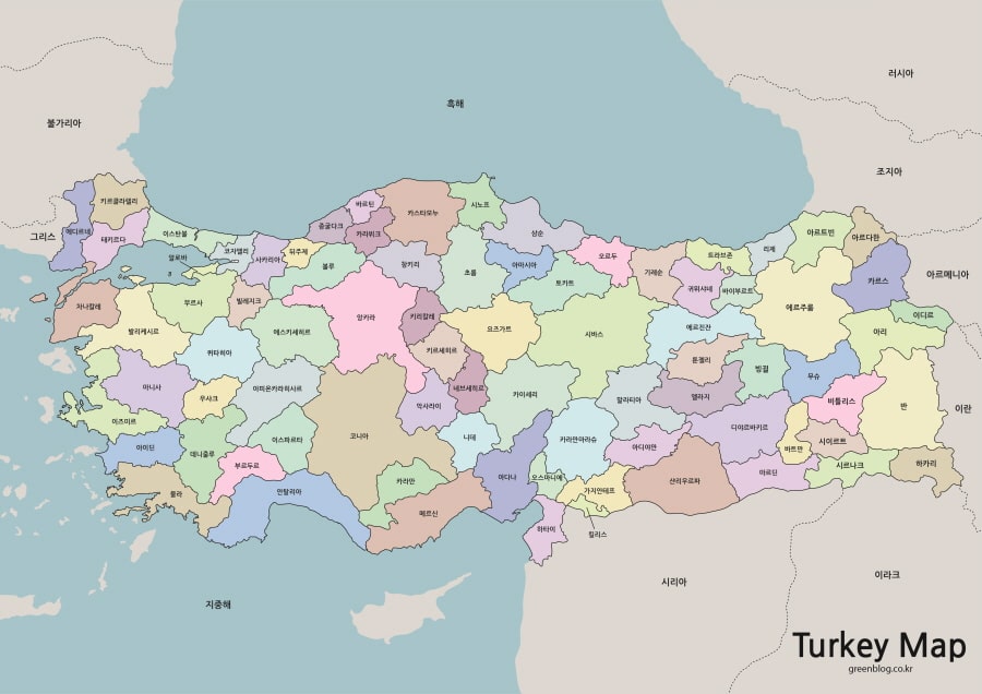 터키 지도