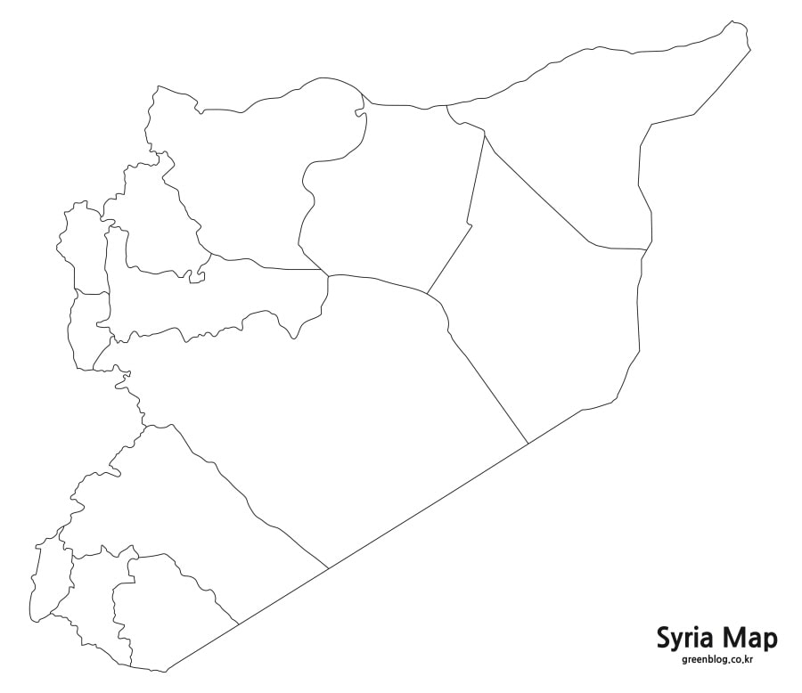 시리아 지도
