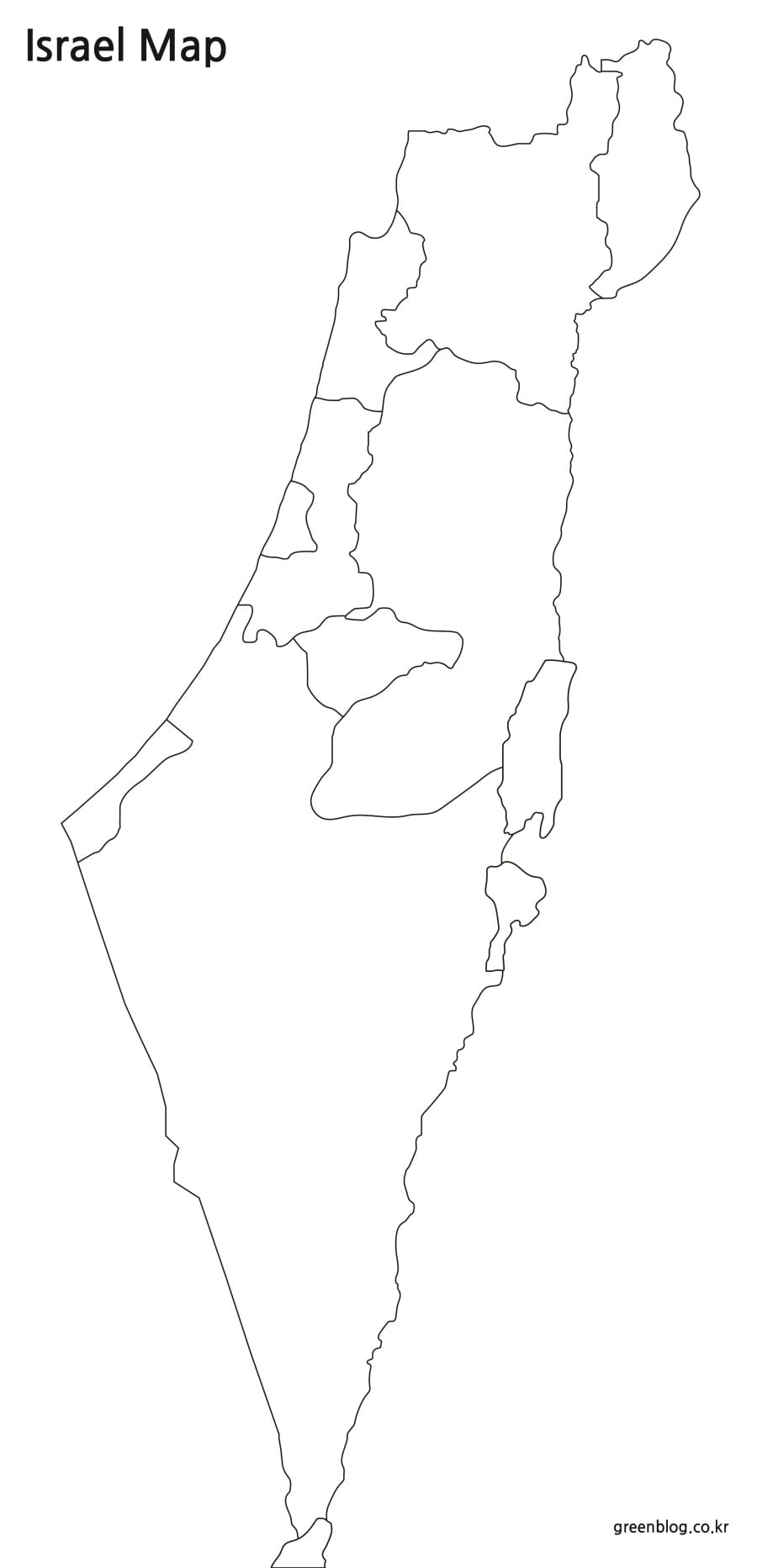 이스라엘 지도