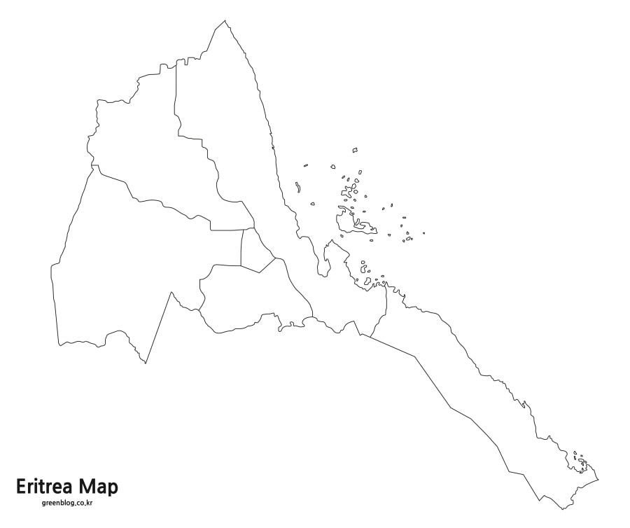 에리트레아 지도