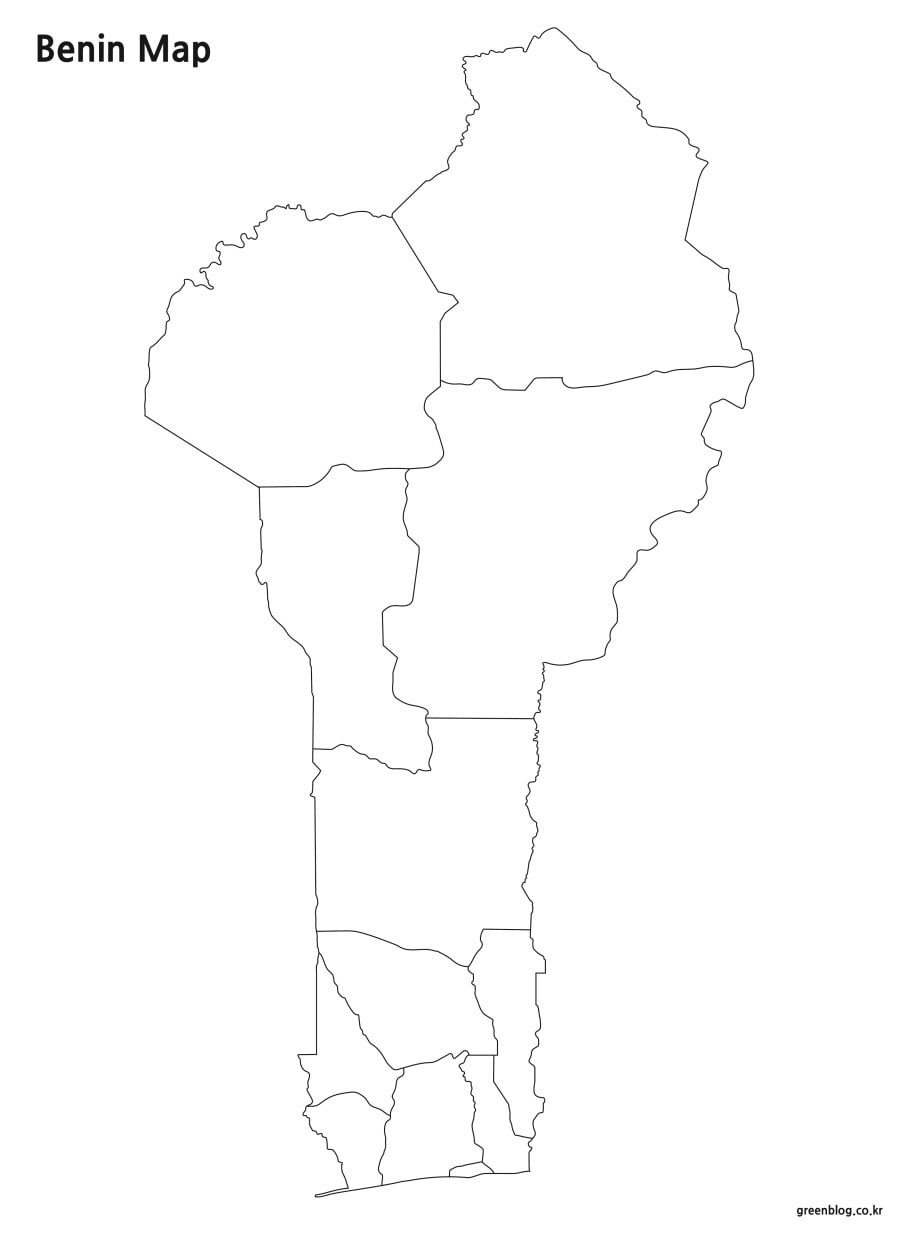 베냉 지도