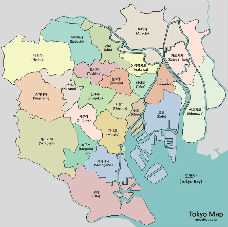 도쿄 지도