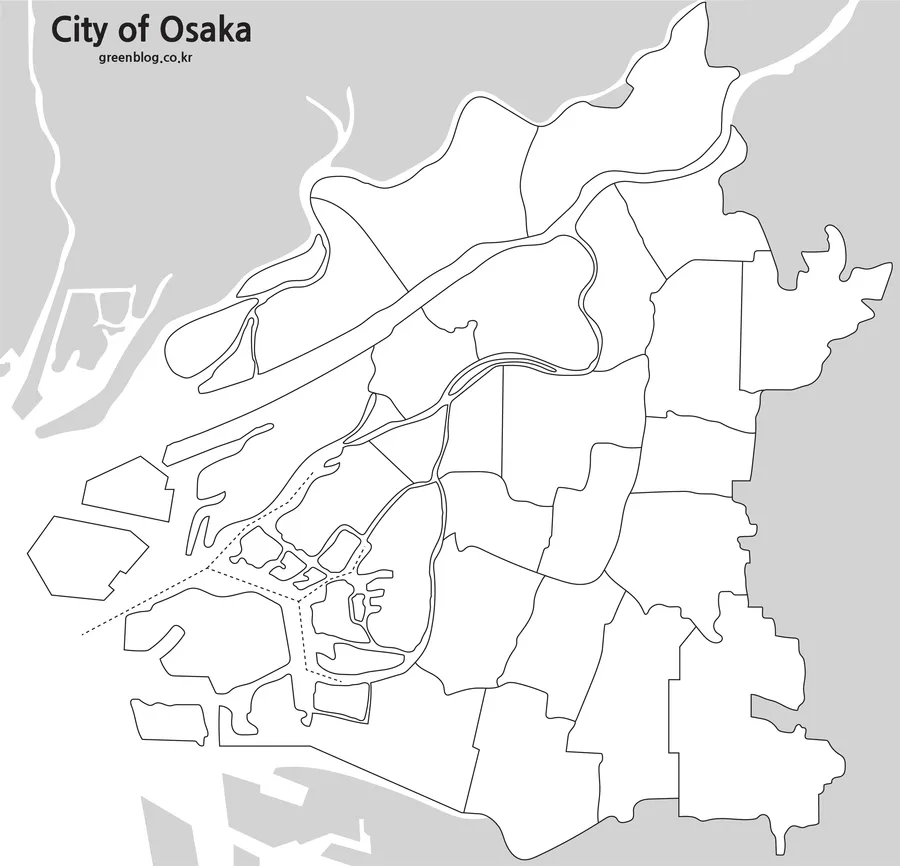 오사카 지도