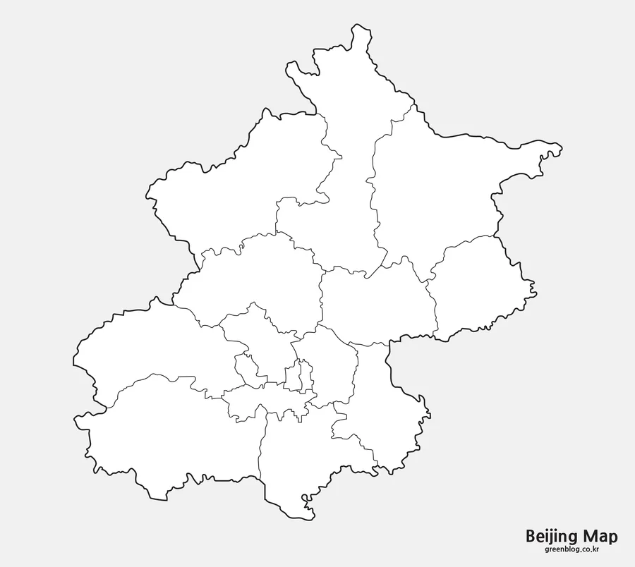 베이징 지도