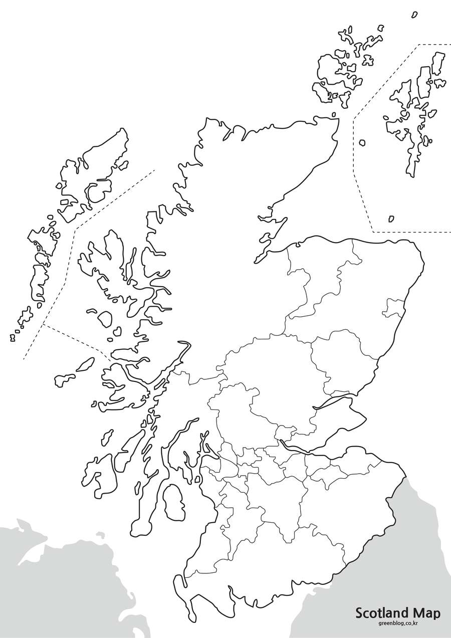스코틀랜드 지도