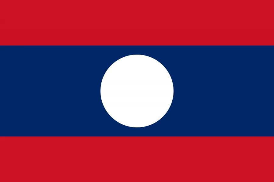라오스 국기
