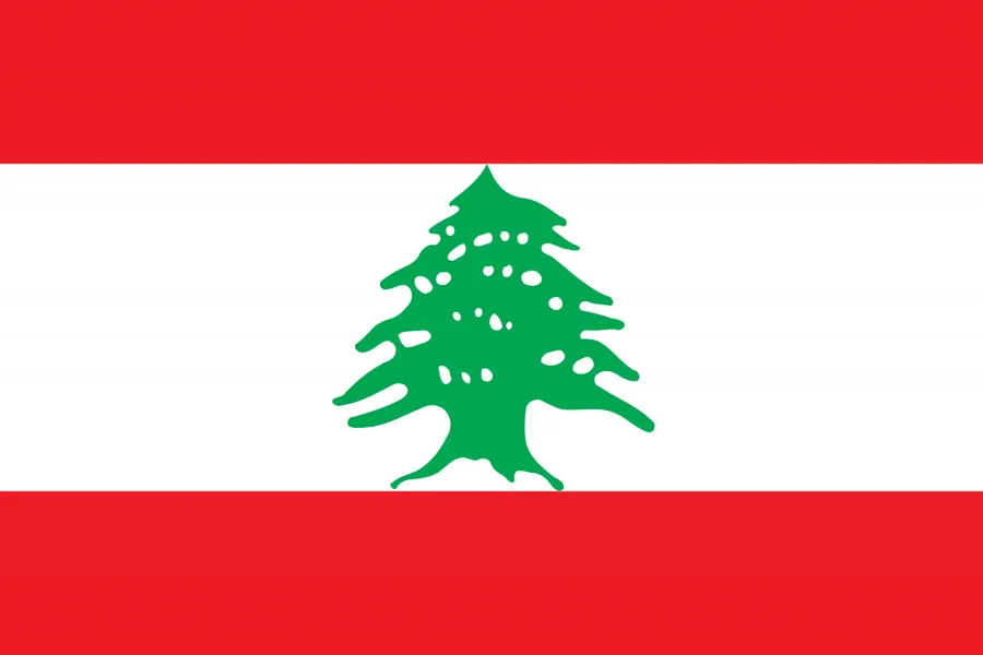 레바논 국기
