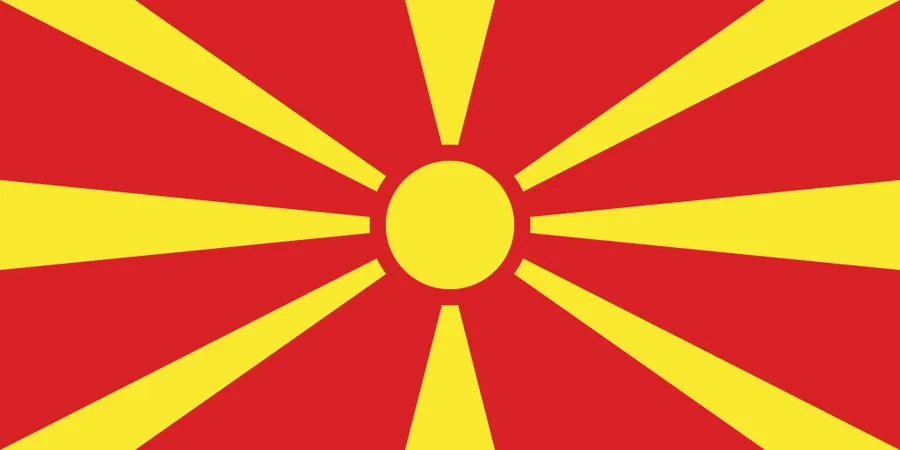 북마케도니아 국기
