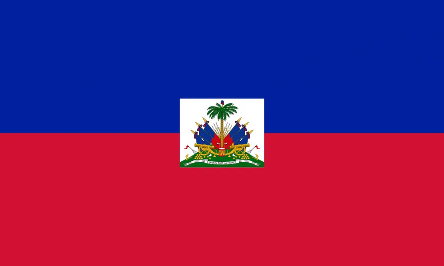 아이티 국기
