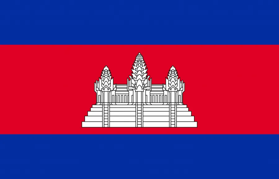 캄보디아 국기
