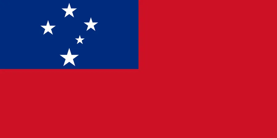 사모아 국기
