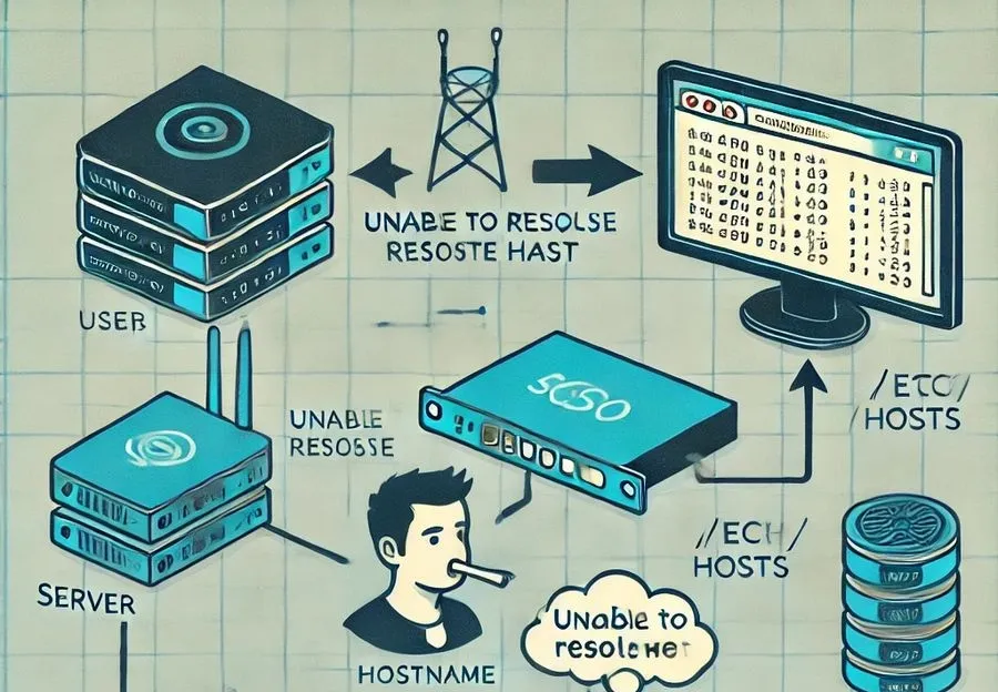 unable to resolve host