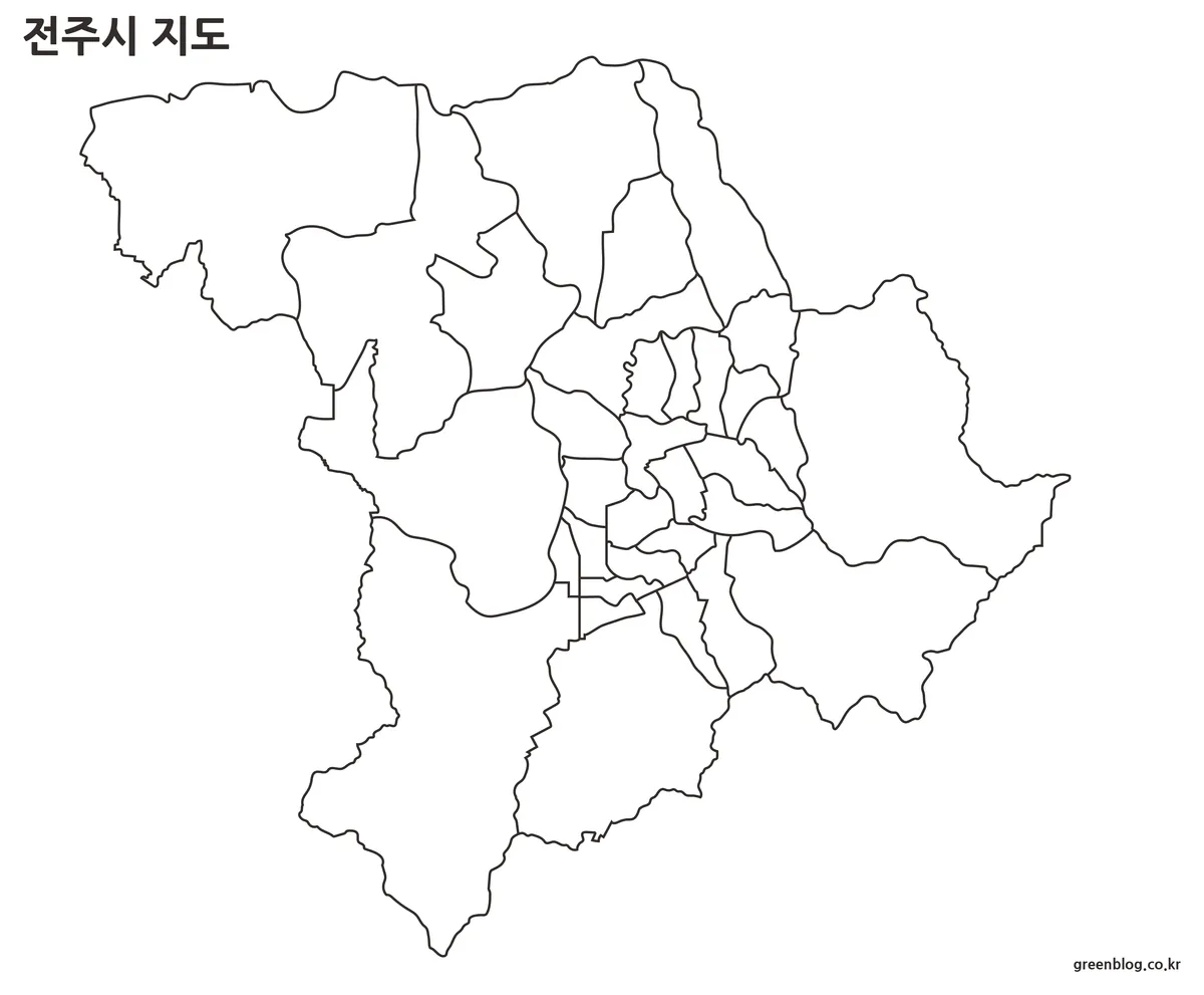 전주시 지도