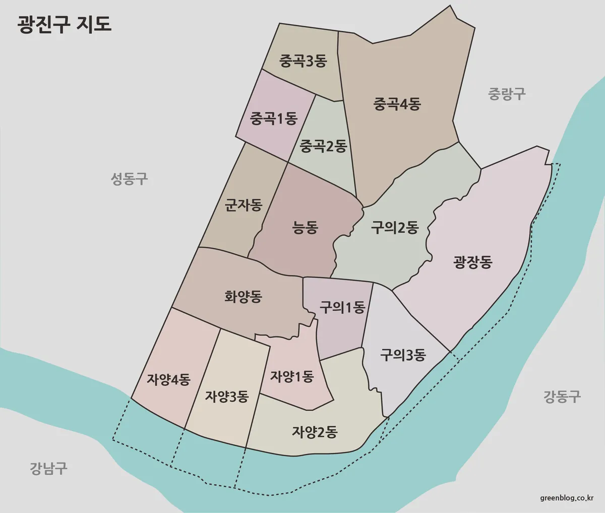 광진구 지도