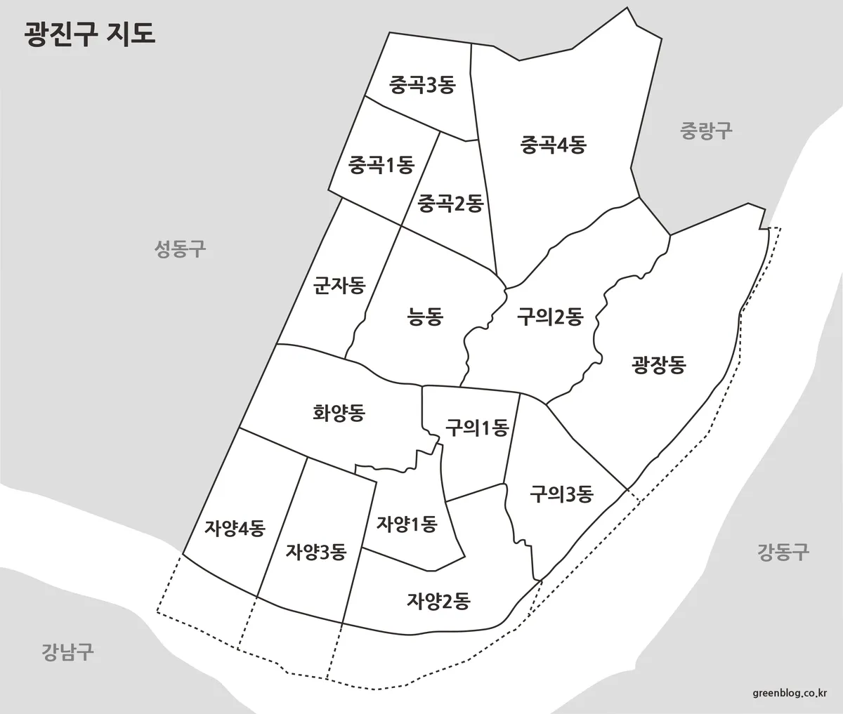 광진구 지도