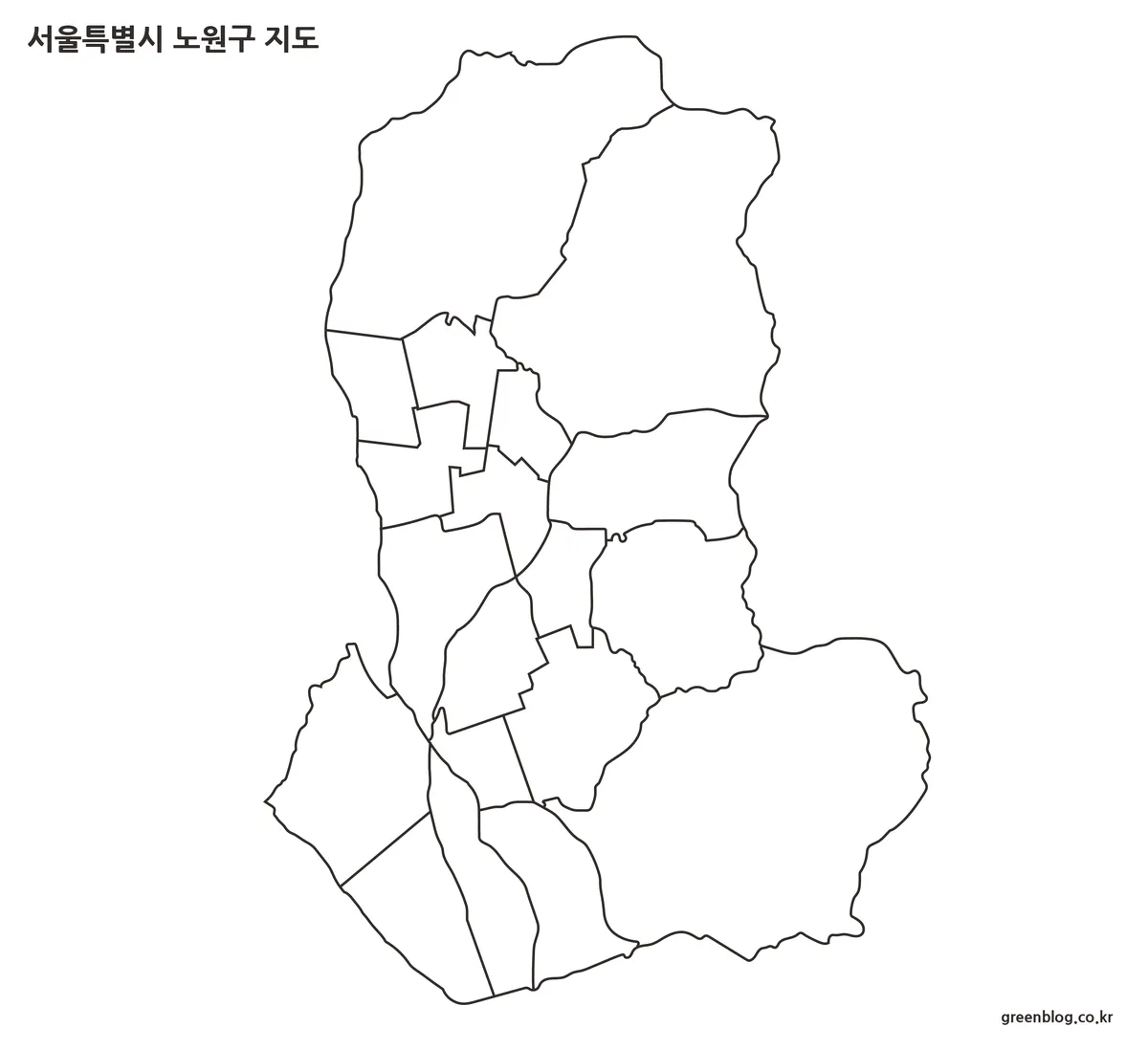 노원구 지도