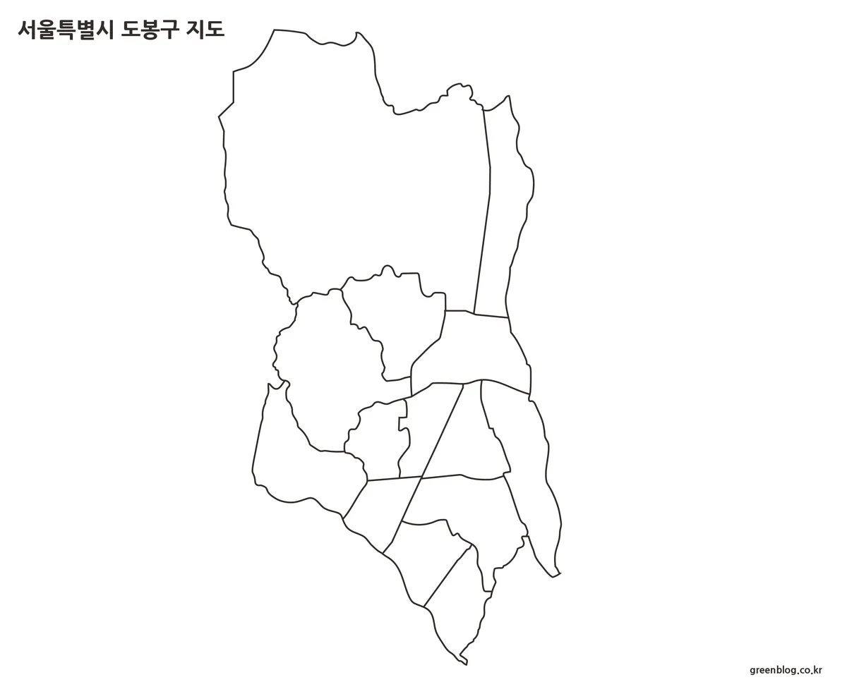 도봉구 지도