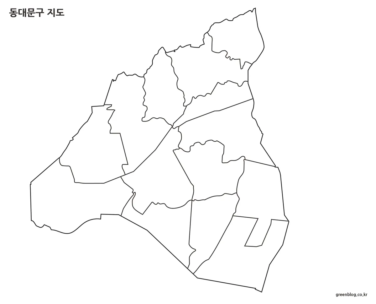 동대문구 지도