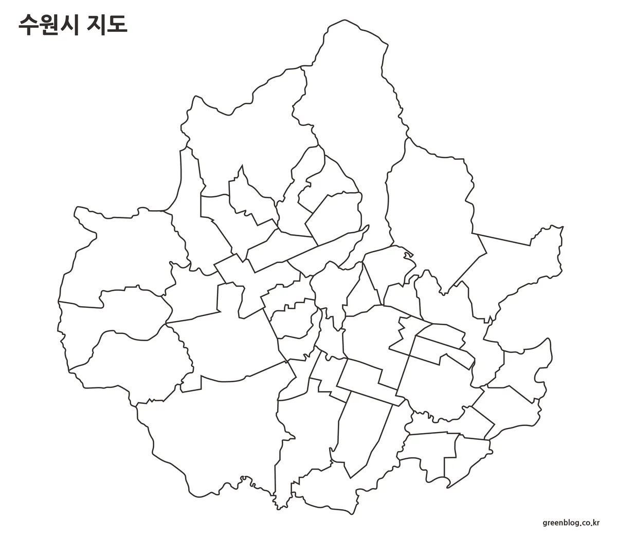 수원시 지도