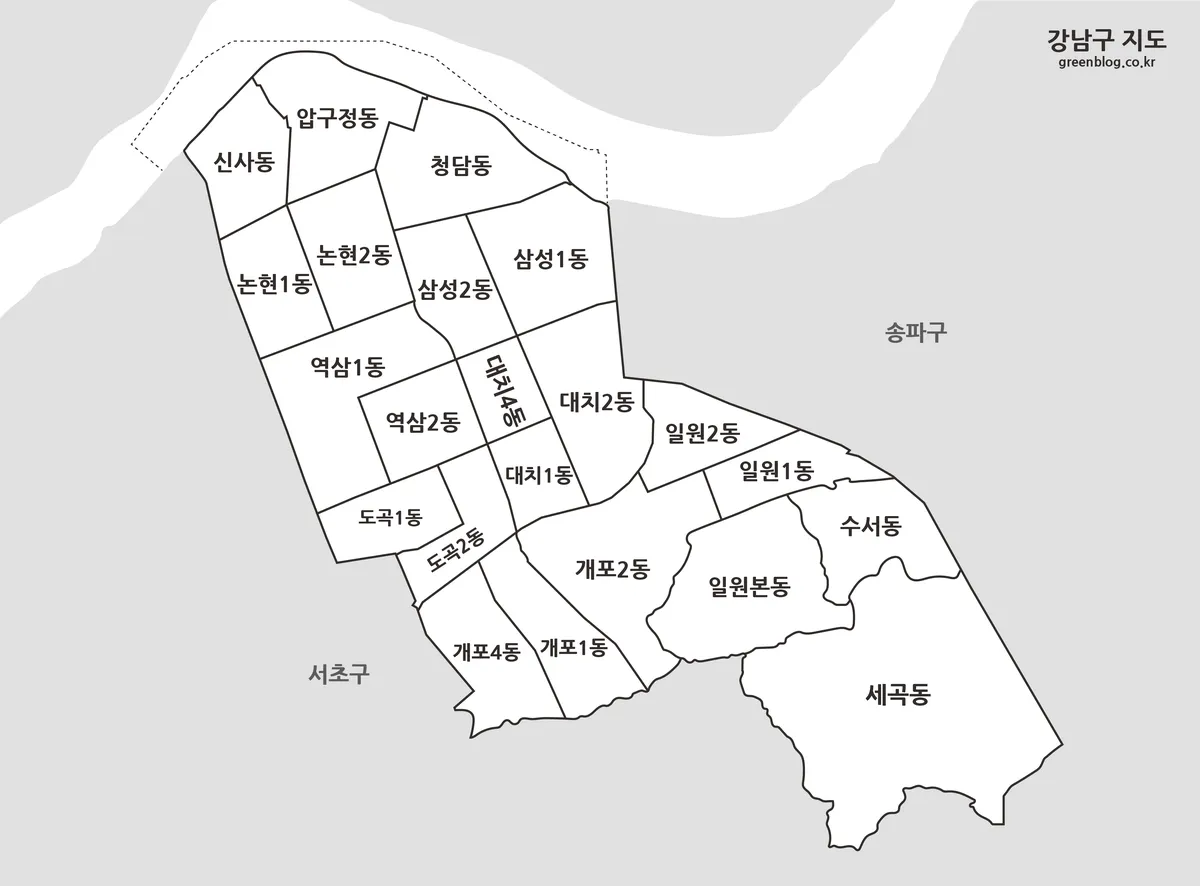 강남구 지도
