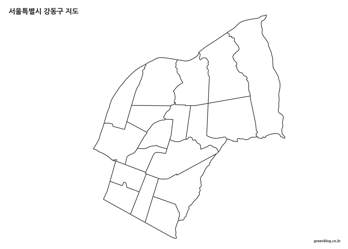 강동구 지도