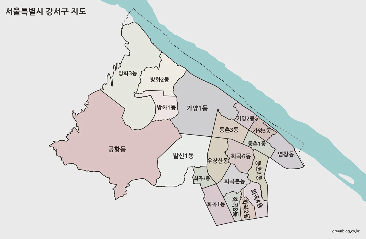 강서구 지도