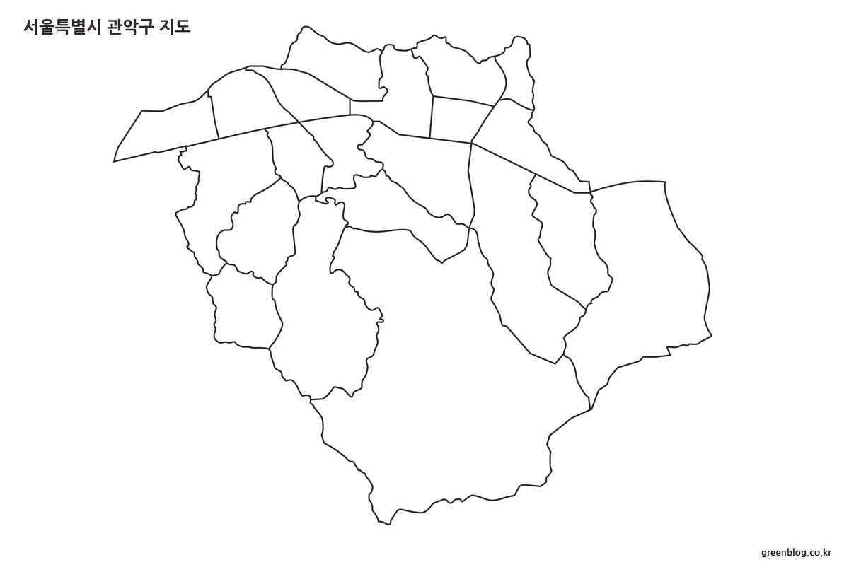 관악구 지도