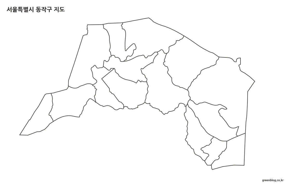 동작구 지도