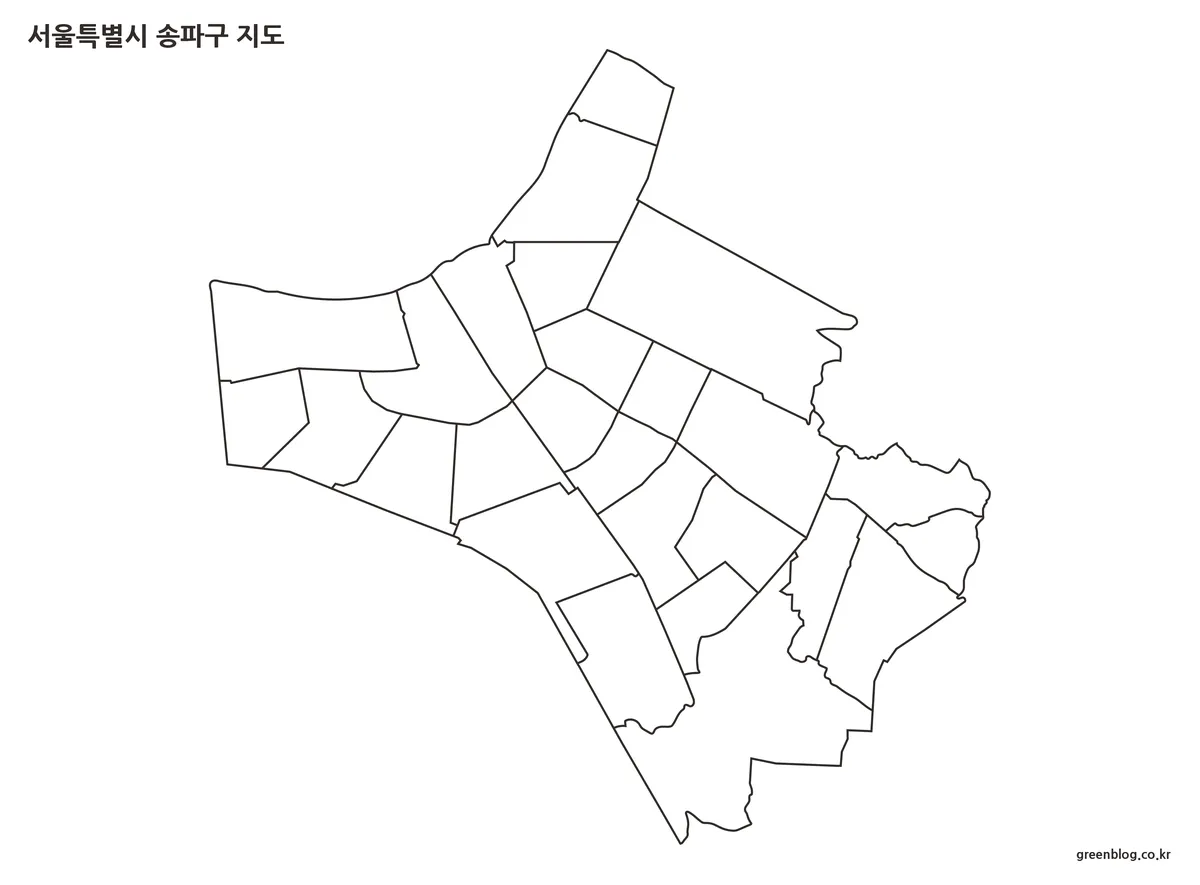 송파구 지도