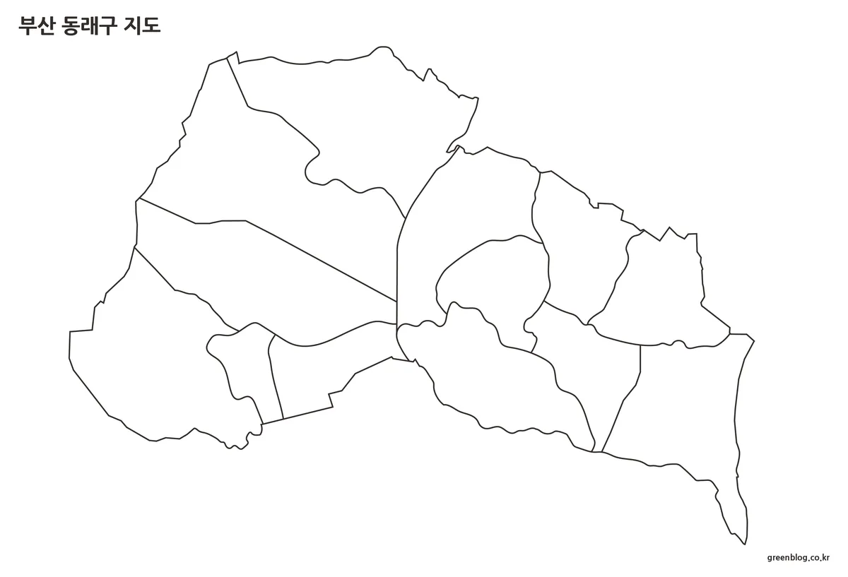 동래구 지도