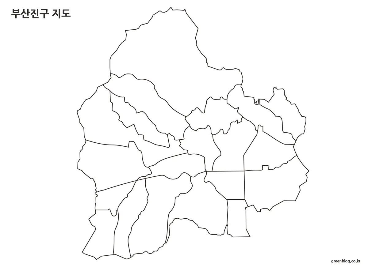부산진구 지도