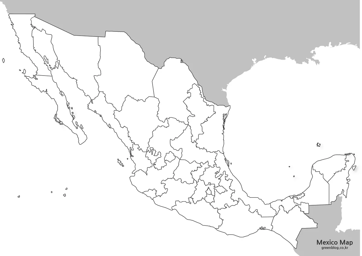 Mexico Maps Download Collection (3 Files for Regional Reference