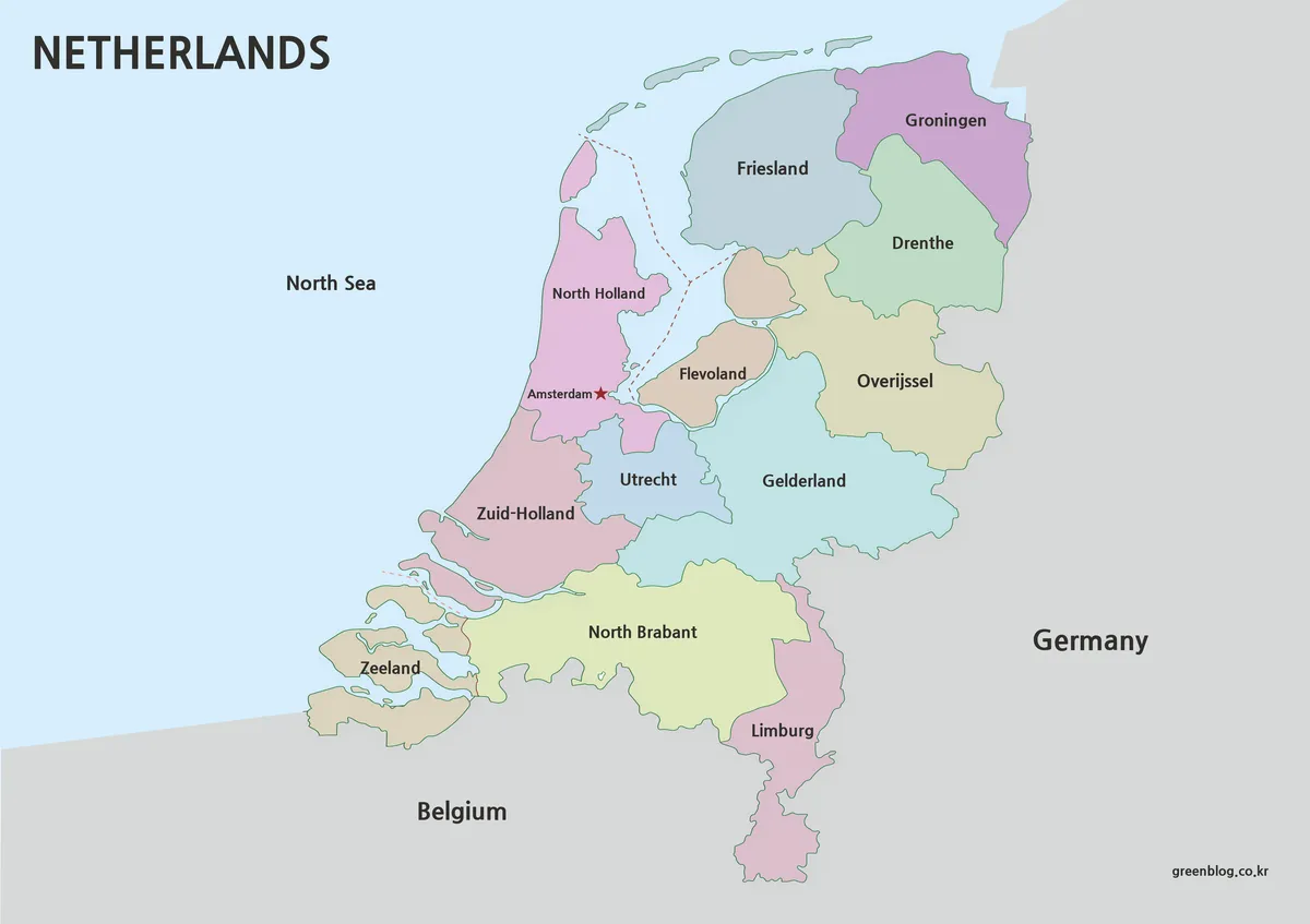 Netherlands Map