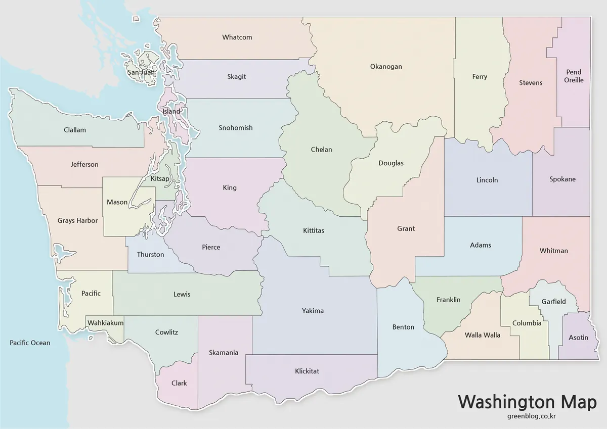 Washington State Map