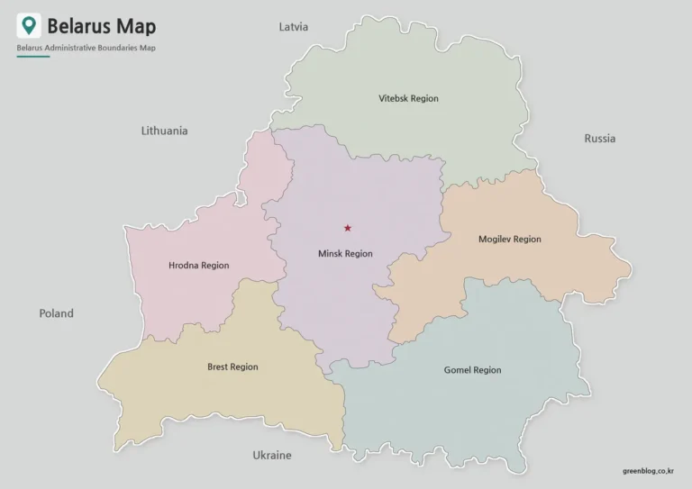 Belarus Map Collection: Printable Administrative, Labeled, and Outline Maps